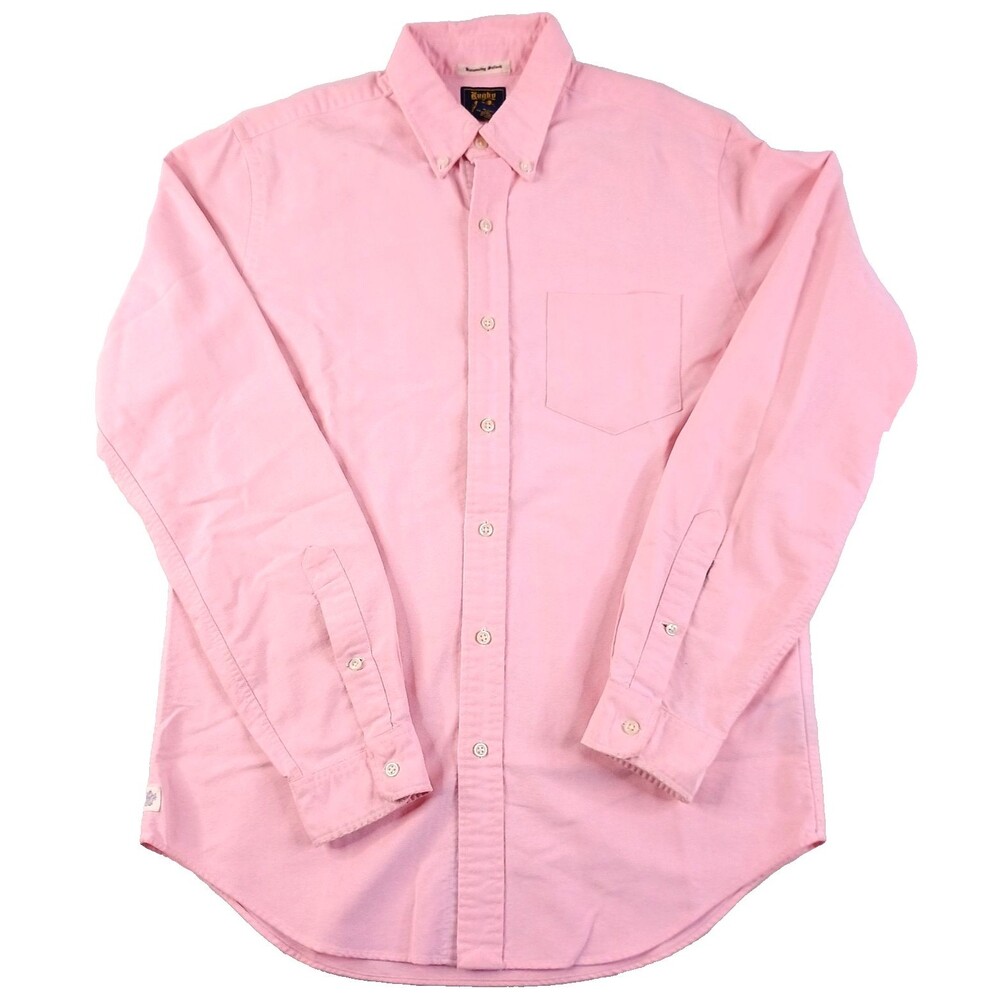 Rugby Ralph Lauren University Oxford Pink Button Down Shirt - Size M